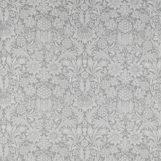 Pure Sunflower Fabric - Dove - Morris & Co - 236167 - Premier Wallcovering