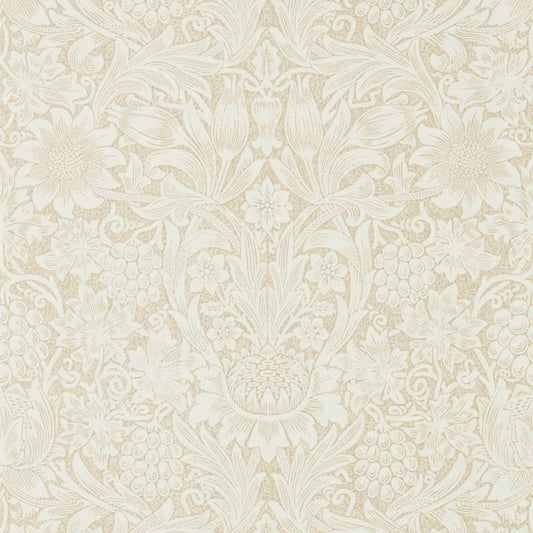 Pure Sunflower Wallpaper - Parchment/Gold - Morris & Co - 216047 - Morris Wallpaper