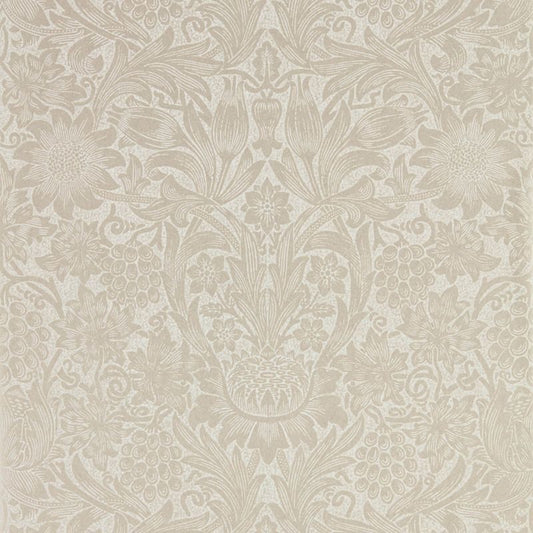 Pure Sunflower Wallpaper - Pearl/Ivory - Morris & Co - 216048 - Morris Wallpaper