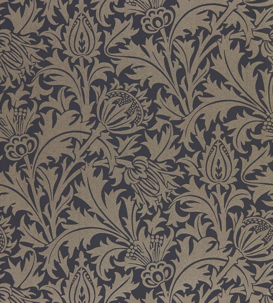 Pure Thistle Wallpaper - Black Ink - 216549 - Morris & Co