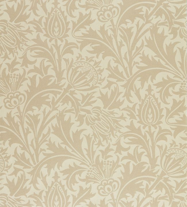 Pure Thistle Wallpaper - Linen - DMPN216552 - Morris & Co - Morris Wallpaper