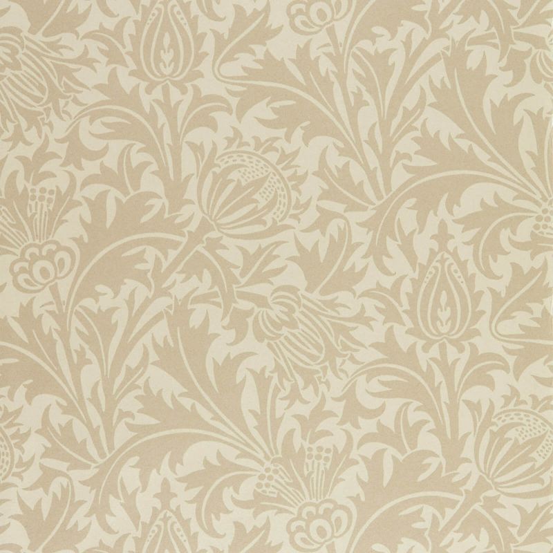 Pure Thistle Wallpaper - Linen - Morris & Co - 216552 - Morris Wallpaper