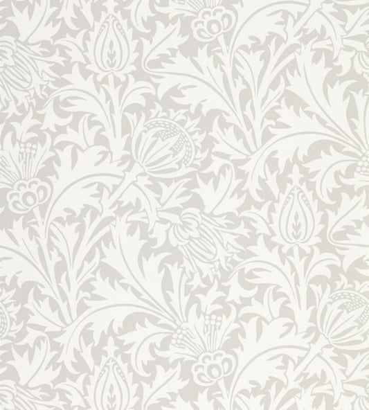 Pure Thistle Wallpaper - Pebble - 216551 - Morris & Co