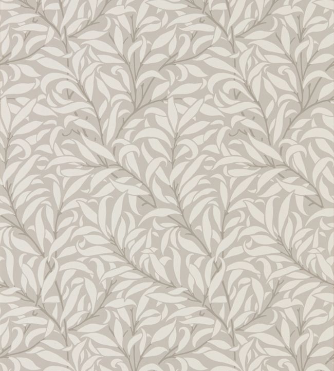 Pure Willow Bough Wallpaper - Dove/Ivory - DMPU216025 - Morris & Co - Morris Wallpaper