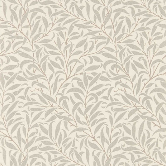 Pure Willow Bough Wallpaper - Ecru/Silver - Morris & Co - 216023 - Morris Wallpaper
