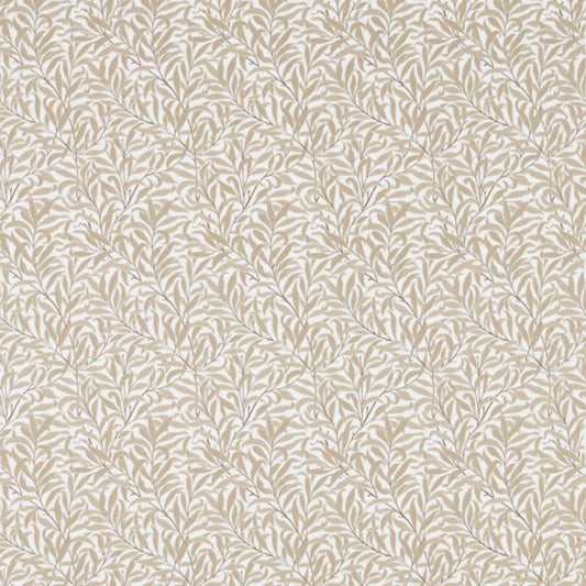 Pure Willow Boughs Embroidery Fabric - Wheat - Morris & Co - 236064 - Premier Wallcovering