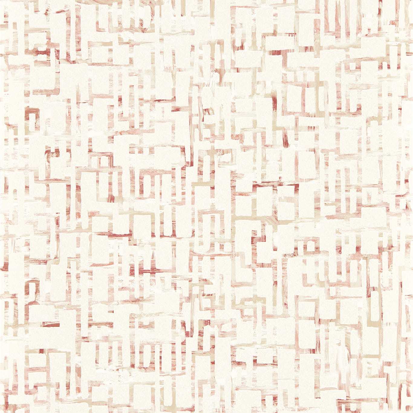 Quadrata Wallpaper - Blush - Clarke & Clarke - W0184/01 - Morris Wallpaper