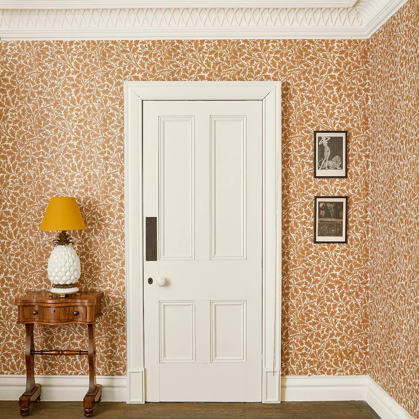 Quercus Wallpaper - Amber - House of Hackney - 1-WA-QUE-DI-AMB-XXX - Morris Wallpaper