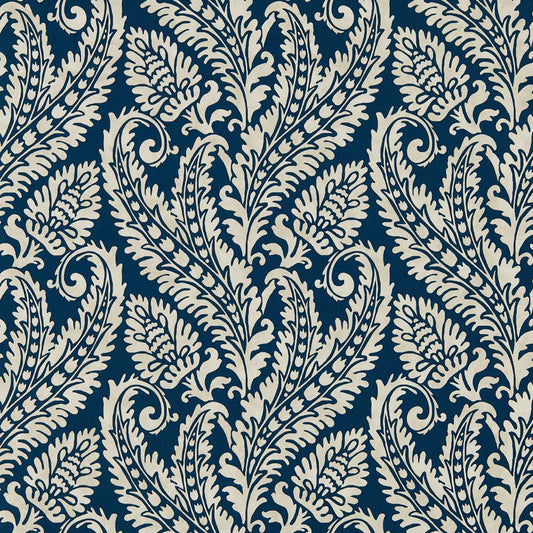 Regale Wallpaper - Denim - Clarke & Clarke - W0161/01 - Morris Wallpaper
