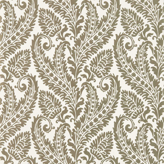 Regale Wallpaper - Gilver/Ivory - Clarke & Clarke - W0161/02 - Morris Wallpaper
