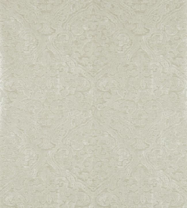 Renaissance Damask Wallpaper - Linen - ZCON312024 - Zoffany - Morris Wallpaper