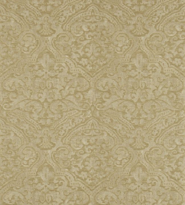 Renaissance Damask Wallpaper - Warm Gold - ZCON312025 - Zoffany - Morris Wallpaper