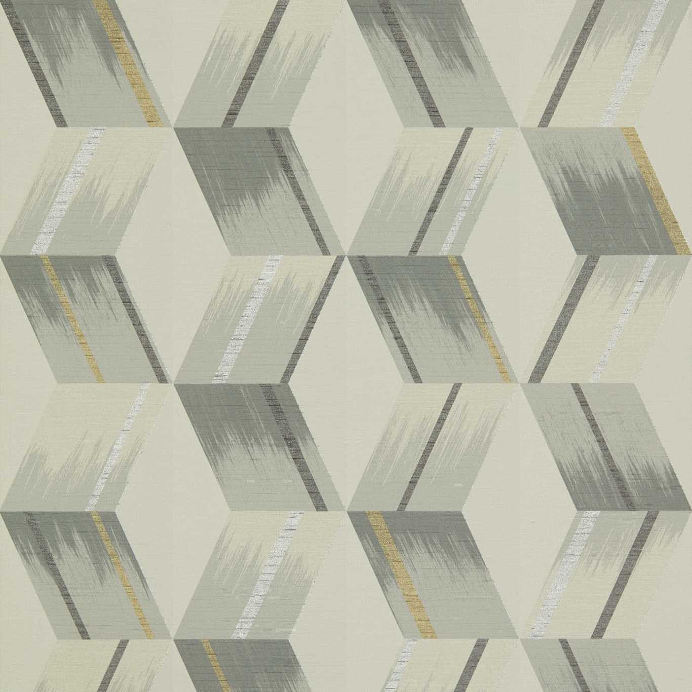 Rhombi Wallpaper - Empire Grey - ZRHW312894 - Zoffany - Morris Wallpaper