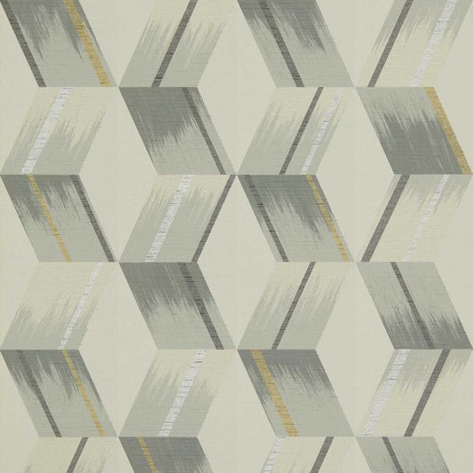 Rhombi Wallpaper - Empire Grey - ZRHW312894 - Zoffany - Morris Wallpaper