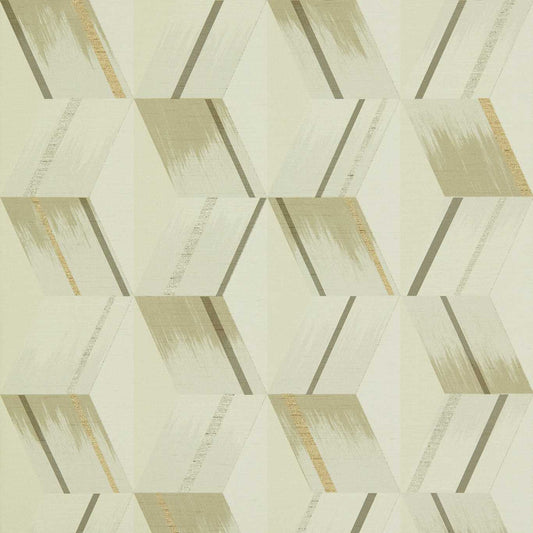 Rhombi Wallpaper - Paris Grey - ZRHW312896 - Zoffany - Morris Wallpaper