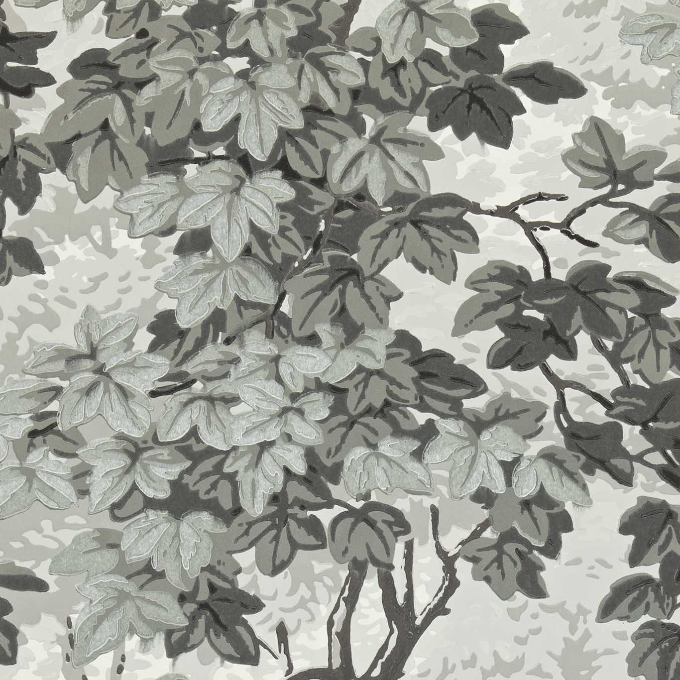 Richmond Park Wallpaper - Charcoal - ZINW310059 - Zoffany - Morris Wallpaper