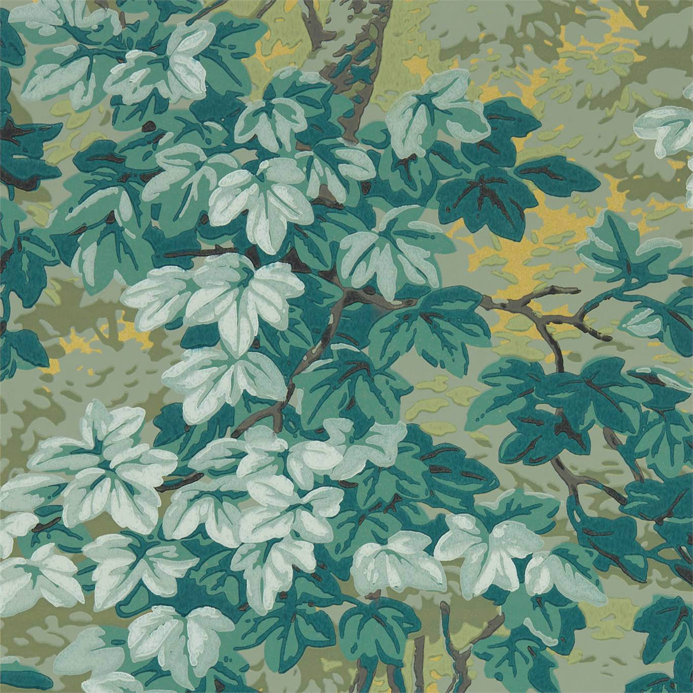 Richmond Park Wallpaper - Evergreen - ZDAR312857 - Zoffany - Morris Wallpaper