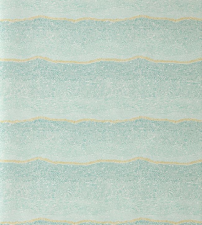 Ripley Wallpaper - Aqua/Lichen - DCOA216585 - Sanderson - Morris Wallpaper