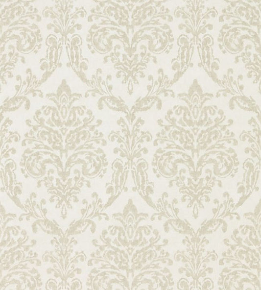 Riverside Damask Wallpaper - Oyster/Pearl - DWAP216287 - Sanderson - Morris Wallpaper