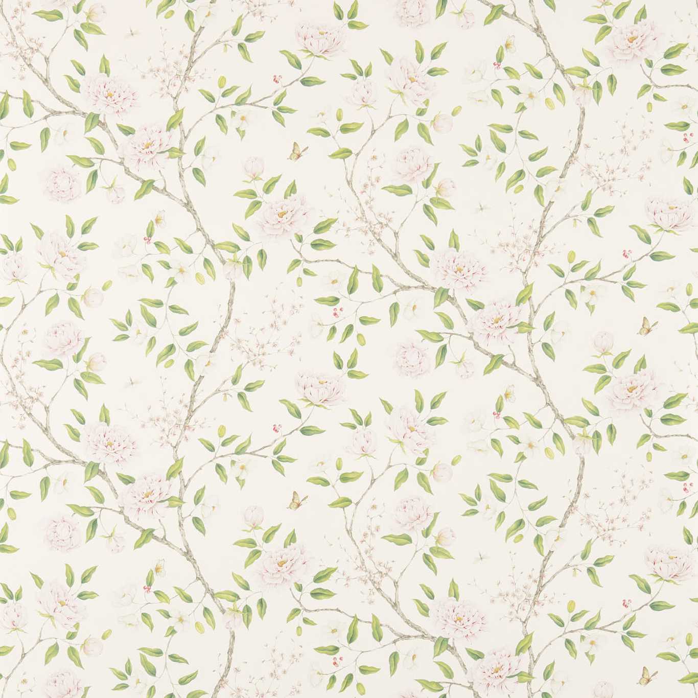 Romeys Garden Wallpaper - Blossom - ZWOO311338 - Zoffany - Morris Wallpaper