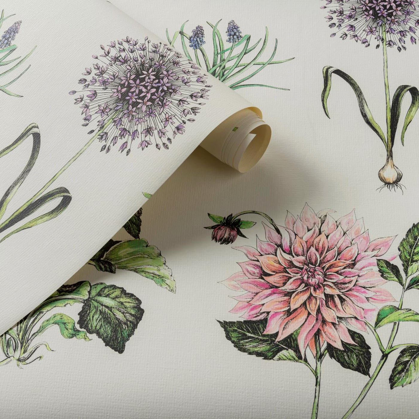 Roseraie Wallpaper - Summer - Clarke & Clarke - W0197/05 - Morris Wallpaper