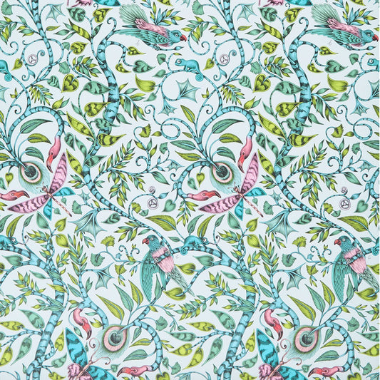 Rousseau Wallpaper - Eggshell - Clarke & Clarke - W0104/02 - Morris Wallpaper