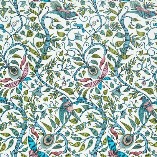 Rousseau Wallpaper - Jungle - Clarke & Clarke - W0104/03 - Morris Wallpaper