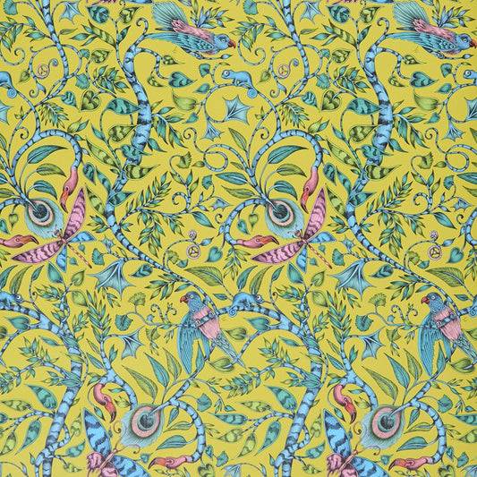 Rousseau Wallpaper - Lime - Clarke & Clarke - W0104/04 - Morris Wallpaper