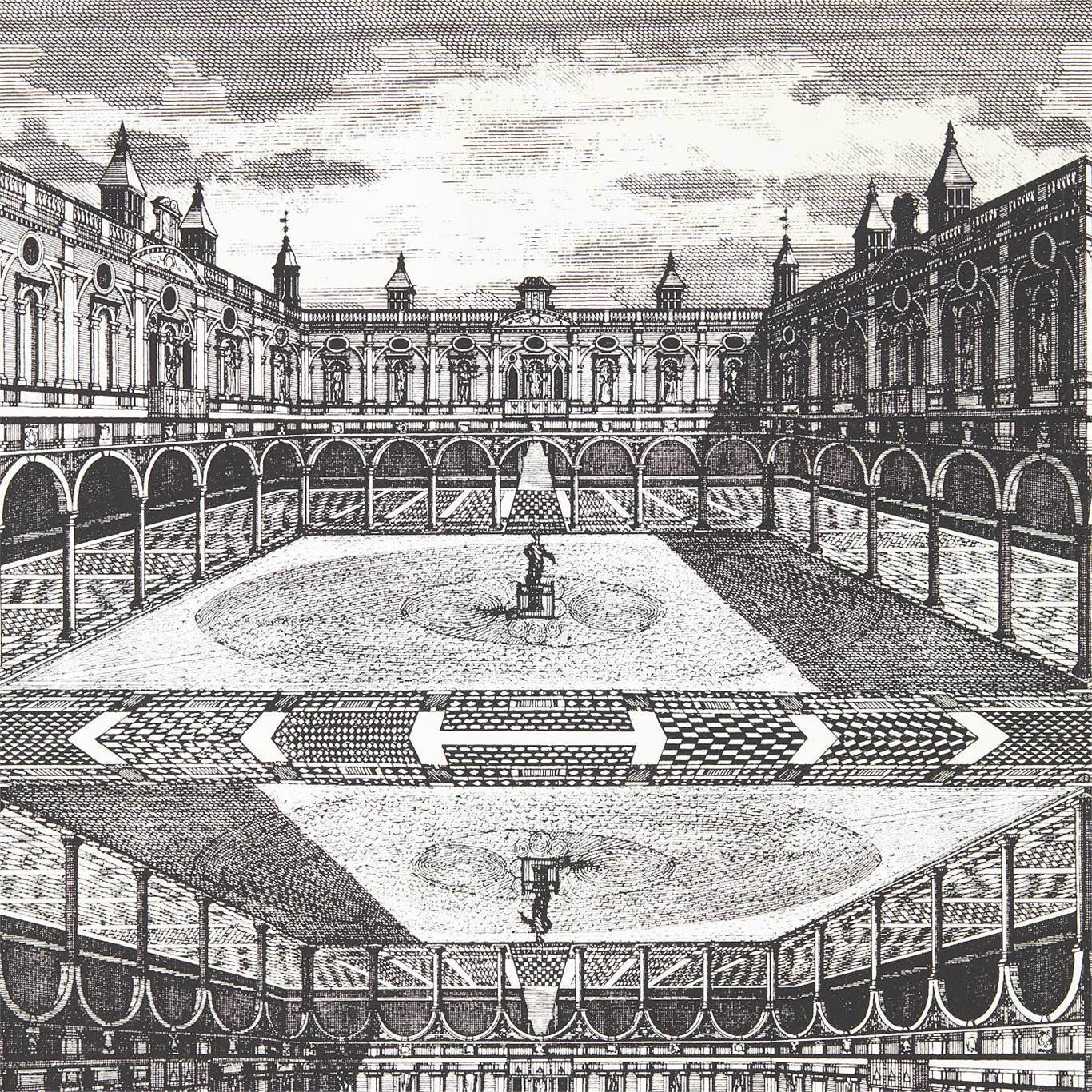 Royal Exchange Wallpaper - Snow/Architects White - ZPLW312972 - Zoffany - Morris Wallpaper