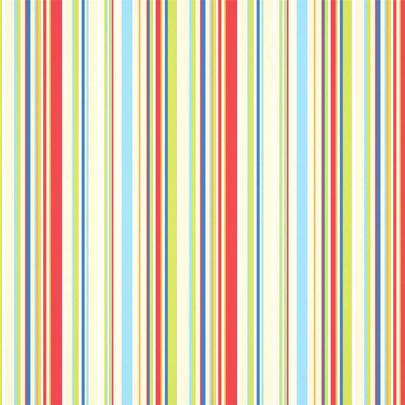Rush Wallpaper - Strawberry Sailor Blue Apple & Neutrals - Harlequin - HLTF112655 - Morris Wallpaper