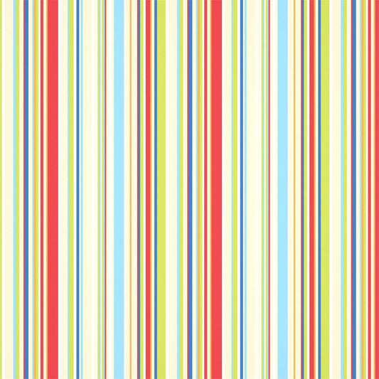 Rush Wallpaper - Strawberry Sailor Blue Apple & Neutrals - Harlequin - HLTF112655 - Morris Wallpaper