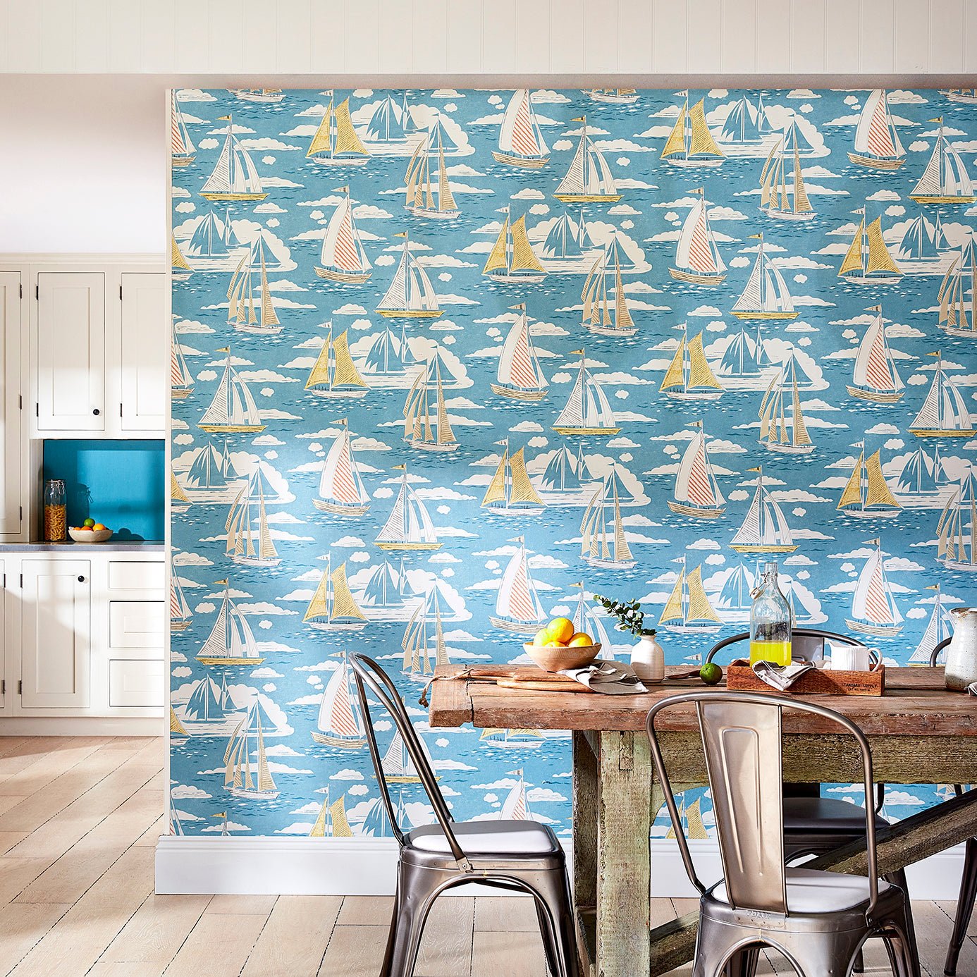 Sailor Wallpaper - Gull - Sanderson - DCOA216570 - Morris Wallpaper