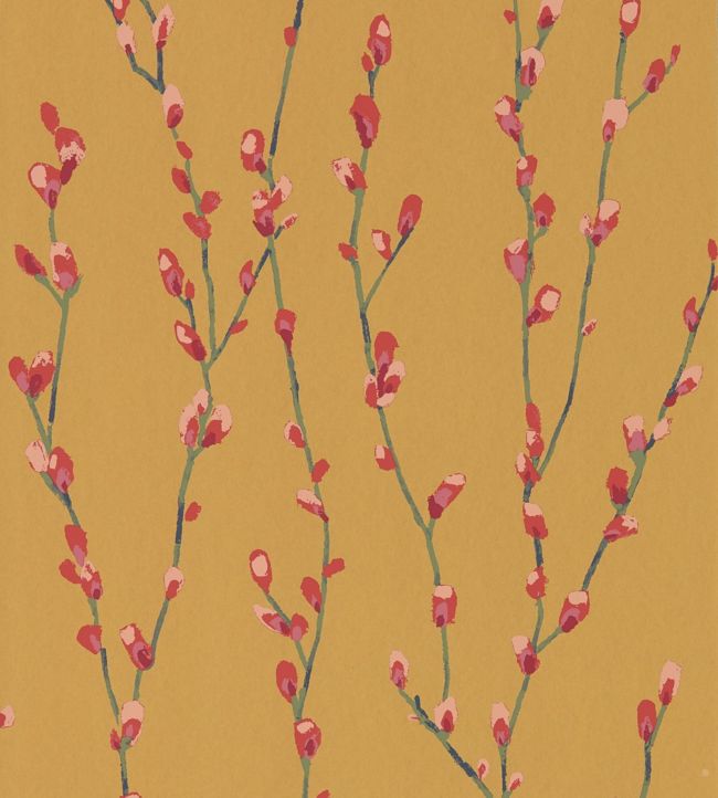 Salice Wallpaper - Fuchsia/Sunshine - HSTO111473 - Harlequin - Morris Wallpaper