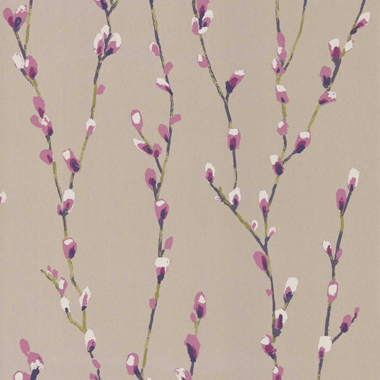 Salice Wallpaper - Heather/Gilver - Harlequin - HSTO111472 - Morris Wallpaper
