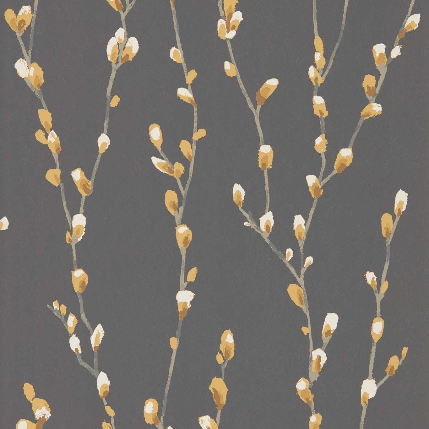 Salice Wallpaper - Ochre/Sepia - Harlequin - HSTO111468 - Morris Wallpaper