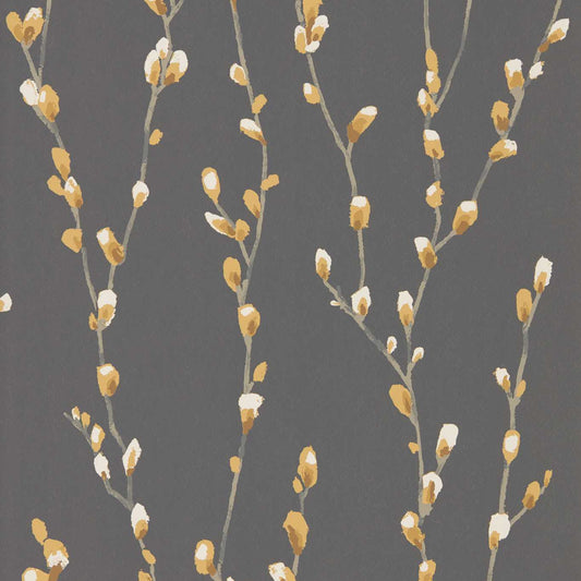 Salice Wallpaper - Ochre/Sepia - Harlequin - HSTO111468 - Morris Wallpaper