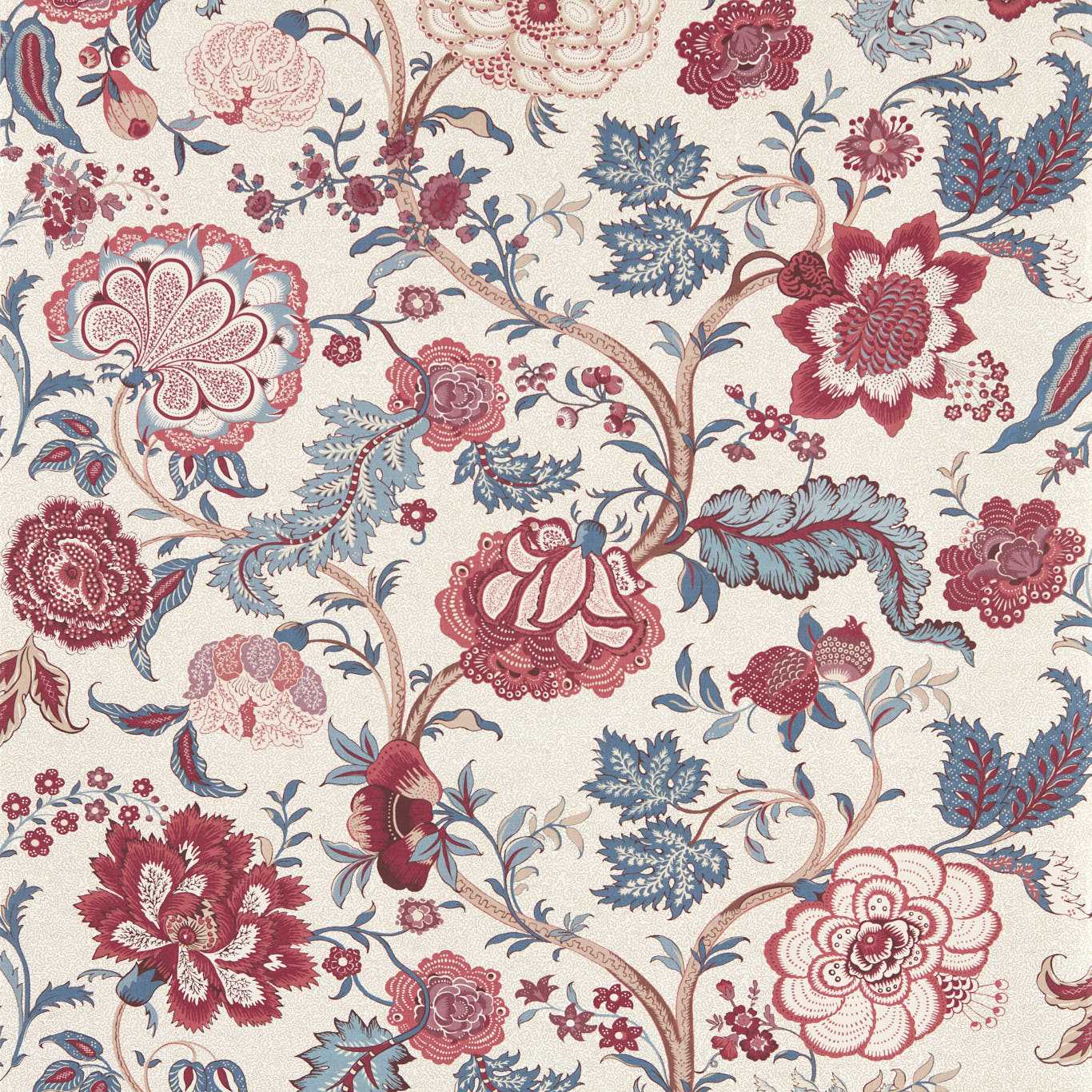Salisbury Wallpaper - Madder Rose - Sanderson - DHIP217488 - Morris Wallpaper