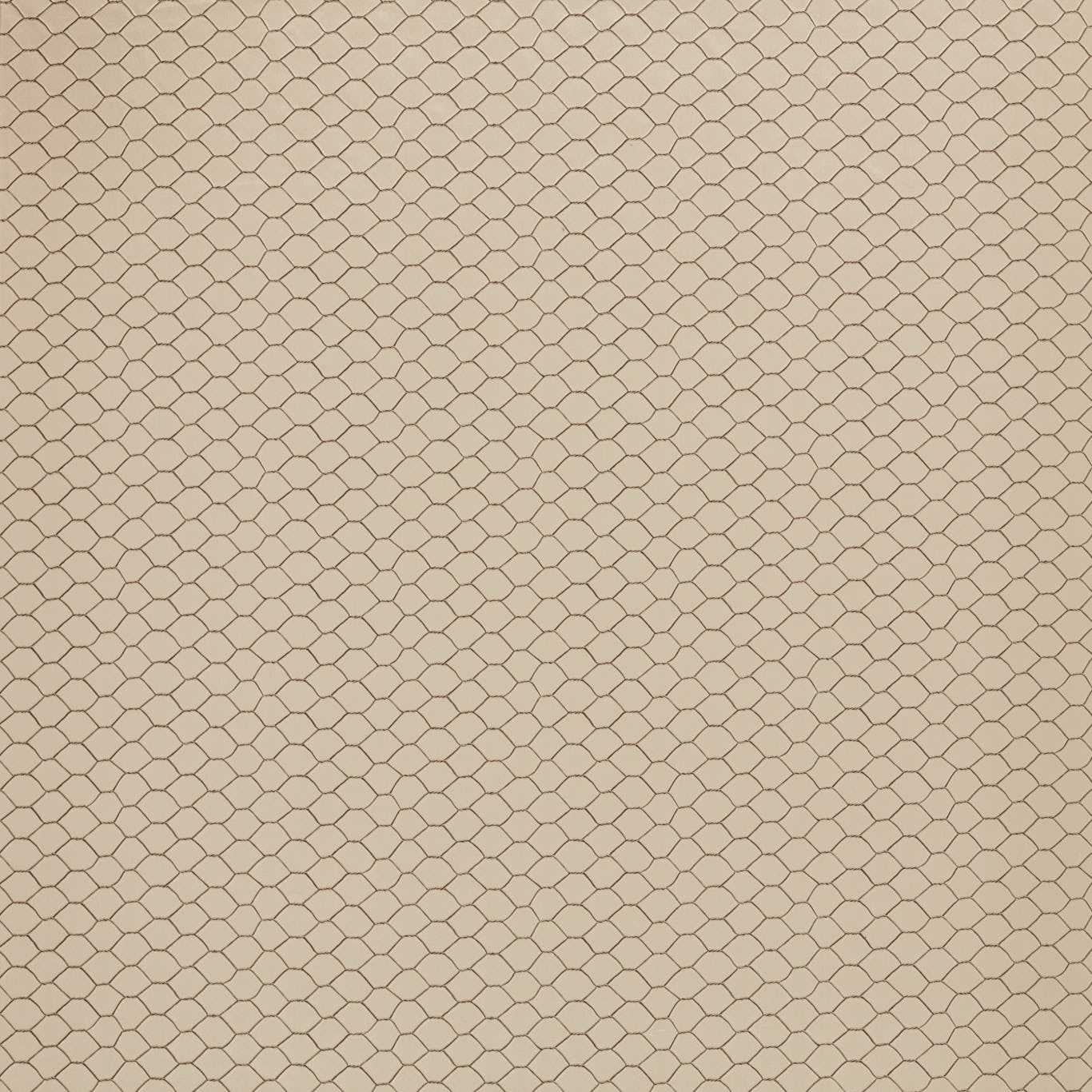 Sanderson - Bantam Net Walnut Fabric - DGDF237382 - Morris Wallpaper