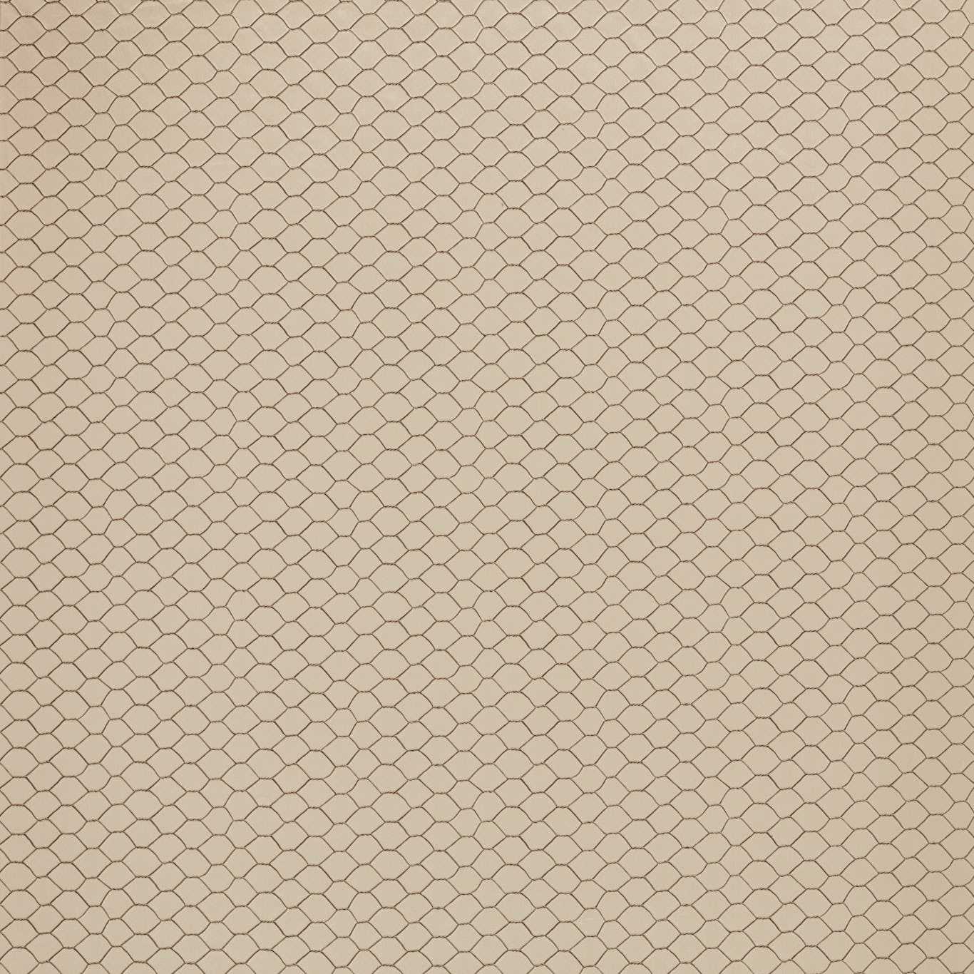 Sanderson - Bantam Net Walnut Fabric - DGDF237382 - Morris Wallpaper