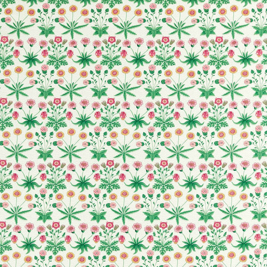 Sanderson - Daisy Strawberry Fields Fabric - AARC520009 - Morris Wallpaper