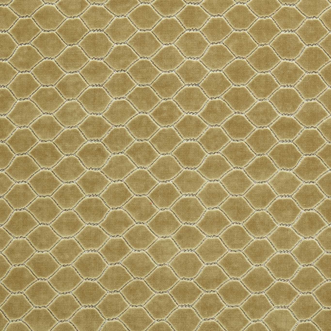 Sanderson - Faraday Velvet Geolu Fabric - DGDV237408 - Morris Wallpaper