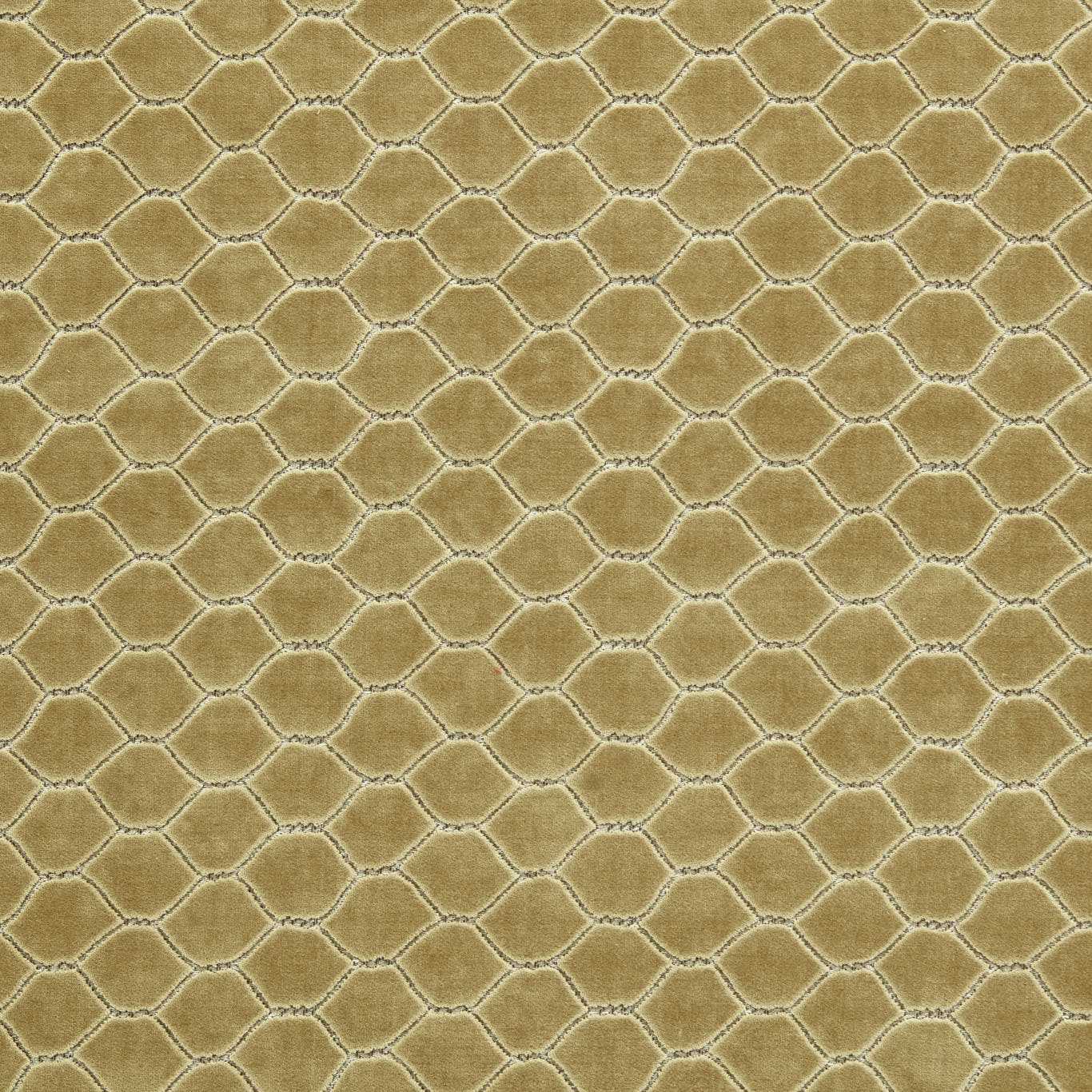 Sanderson - Faraday Velvet Geolu Fabric - DGDV237408 - Morris Wallpaper