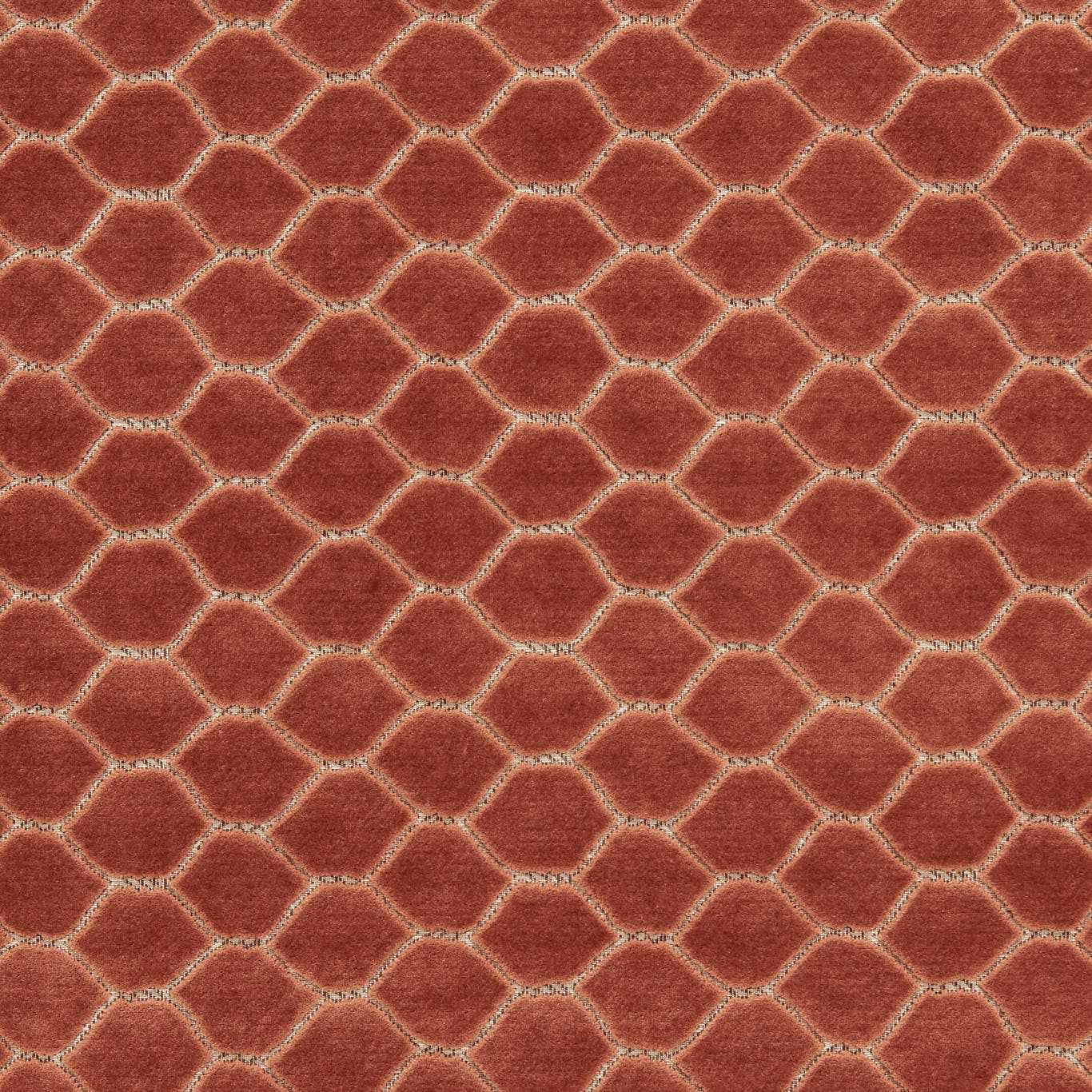 Sanderson - Faraday Velvet Sandstone Fabric - DGDV237413 - Morris Wallpaper