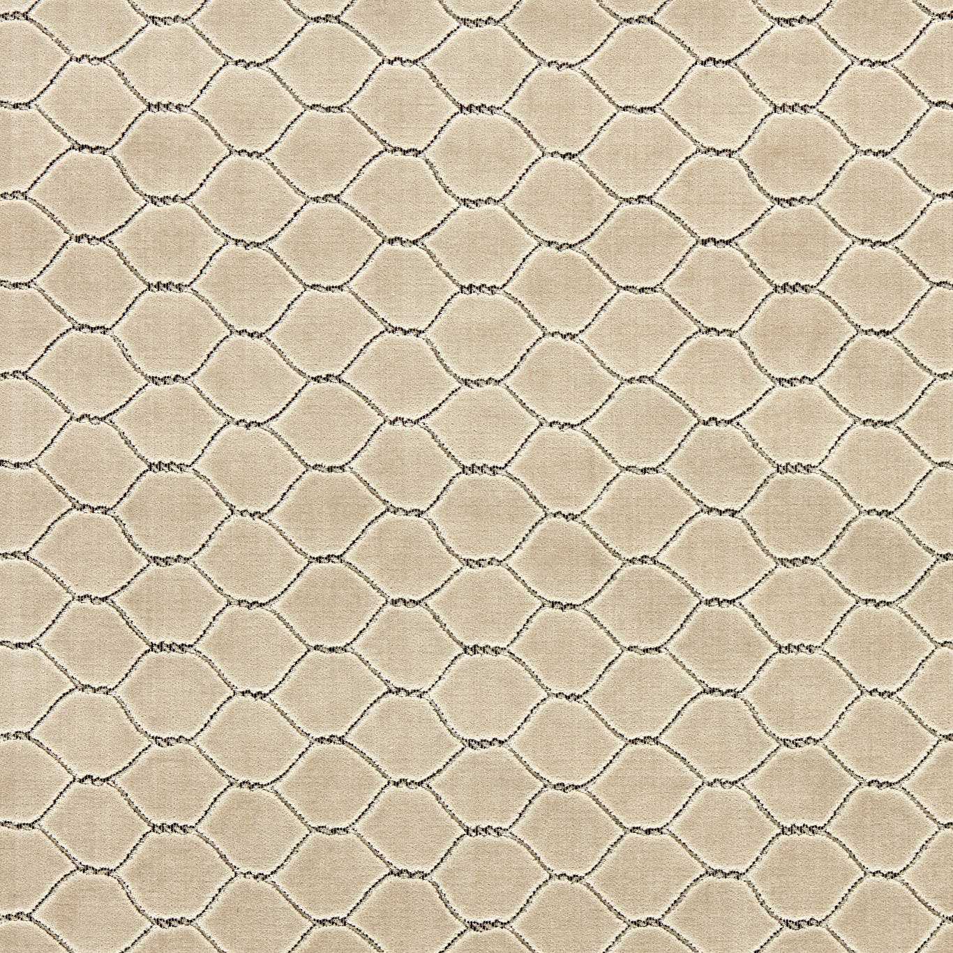 Sanderson - Faraday Velvet Stone Fabric - DGDV237403 - Morris Wallpaper