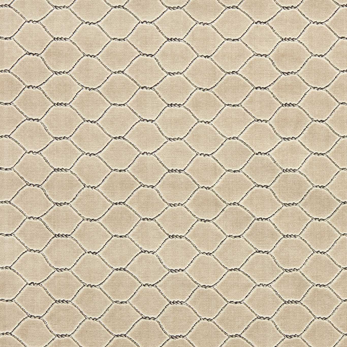 Sanderson - Faraday Velvet Stone Fabric - DGDV237403 - Morris Wallpaper
