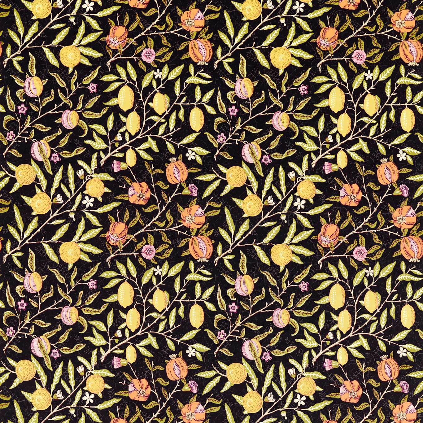 Sanderson - Fruit Twilight Fabric - AARC520015 - Morris Wallpaper