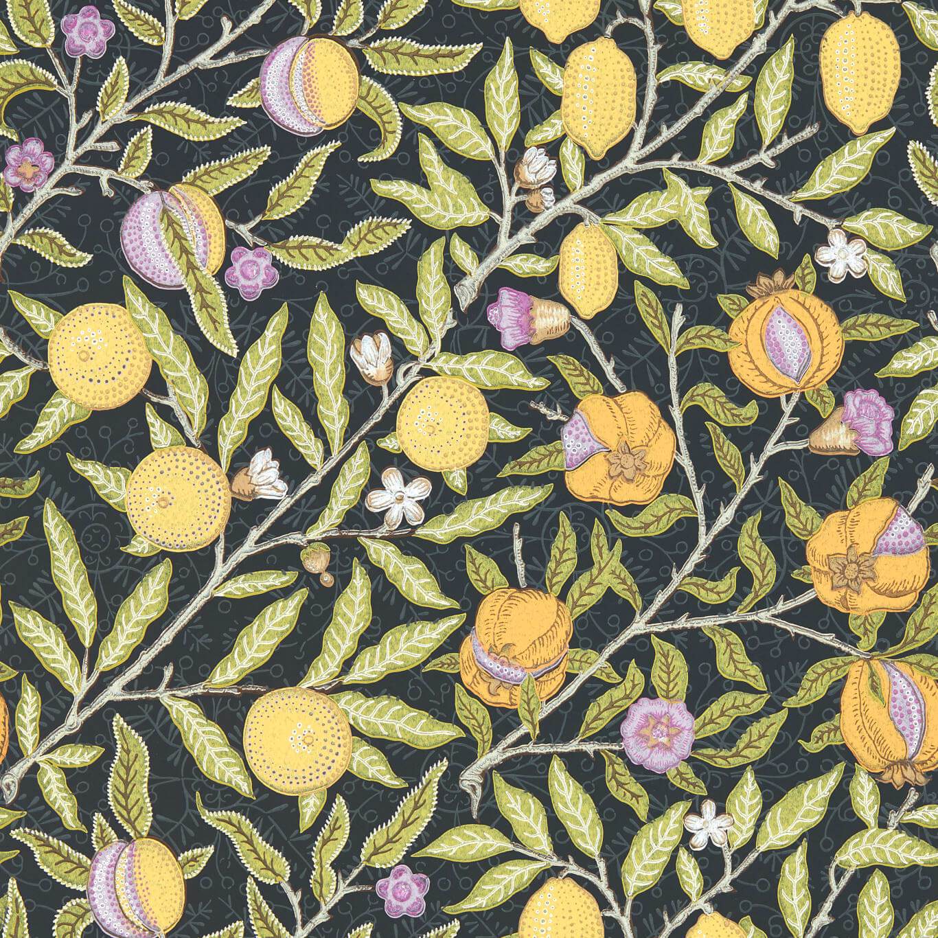 Sanderson - Fruit Twilight Wallpaper - AARC510019 - Morris Wallpaper