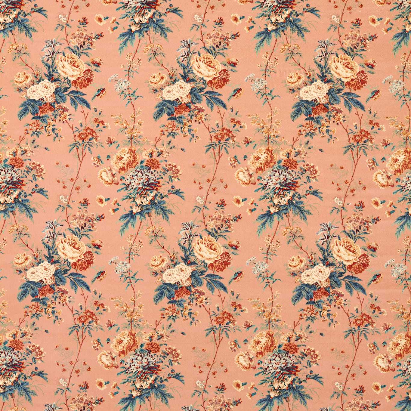 Sanderson - Lakeland Paradis Velvet Sandstone Fabric - DGDF227175 - Morris Wallpaper