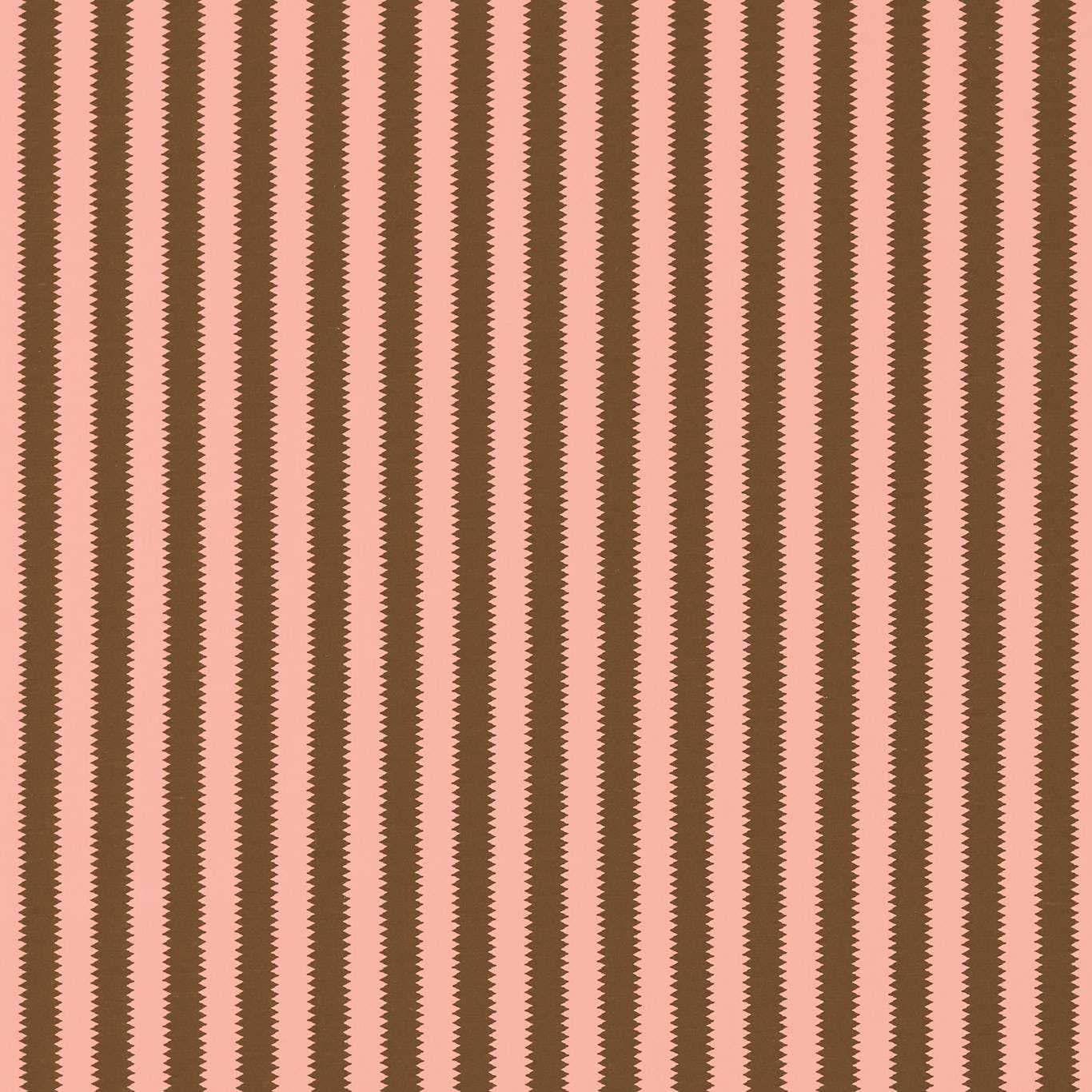 Sanderson - Regency Aperigon Putty/Walnut Fabric - DGDF237397 - Morris Wallpaper