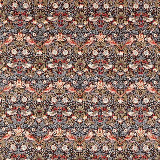Sanderson - Strawberry Thief Old Fashioned Fabric - AARC520016 - Morris Wallpaper